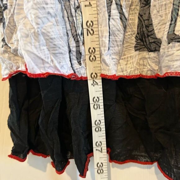 Carine Andie Dress Paris Scene Layered Crinkle S Valentine Date Night - Picture 14 of 14